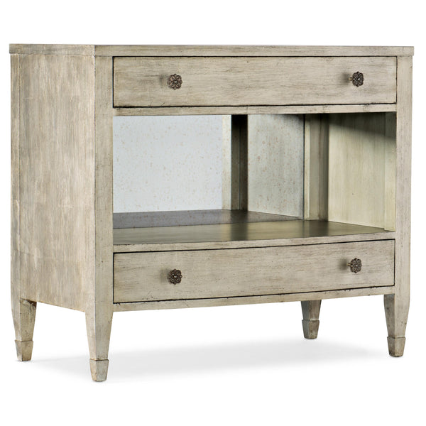 Hooker Furniture 5875-90015-95 Sanctuary Gemme Two Drawer Nightstand IMAGE 1