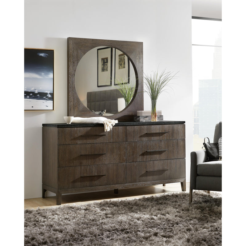 Hooker Furniture 6202-90002-DKW Miramar Aventura Raphael Six-Drawer Stone Top Dresser IMAGE 4