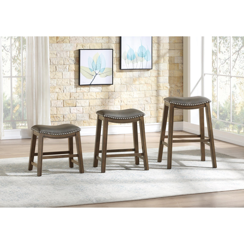 Homelegance Ordway Counter Height Stool 5682GRY-24 IMAGE 3