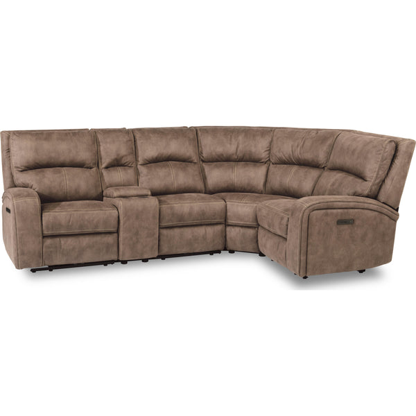 Flexsteel Nirvana Power Reclining Fabric 5 pc Sectional 1650-57PH 136-72/1650-72 136-72/1650-19 136-72/1650-23 136-72/1650-58PH 136-72 IMAGE 1