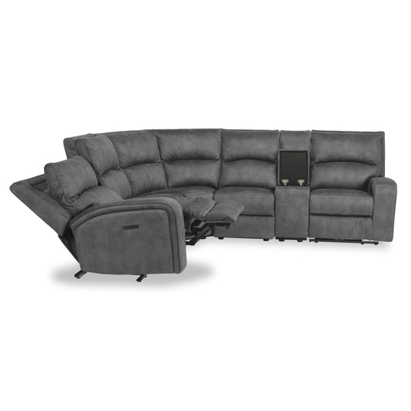 Flexsteel Nirvana Power Reclining Fabric 6 pc Sectional 1650-57PH 136-04/1650-19 136-04/1650-23 136-04/1650-59P 136-04/1650-72 136-04/1650-58PH 136-04 IMAGE 1