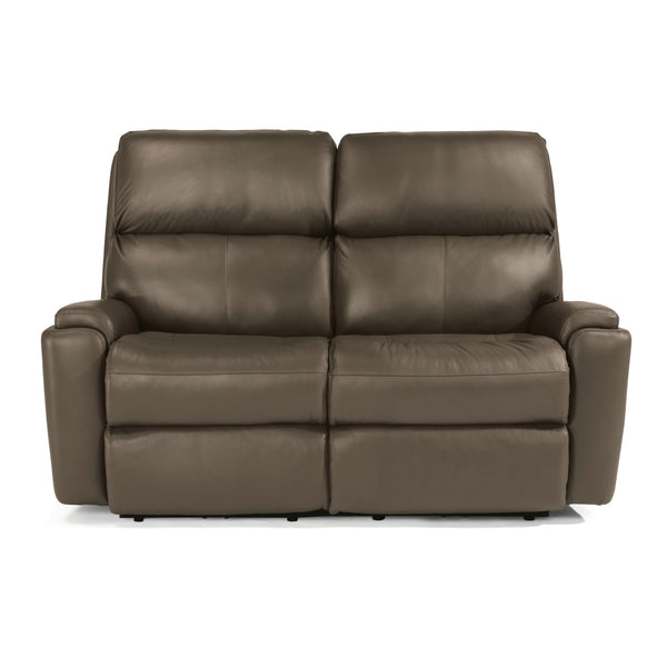 Flexsteel Rio Reclining Leather Loveseat 3904-60-824-74 IMAGE 1