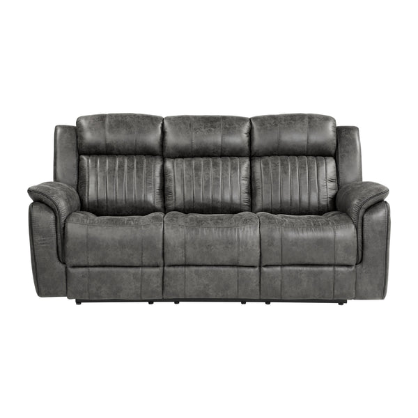 Homelegance Centeroak Reclining Fabric Sofa 9479BRG-3 IMAGE 1