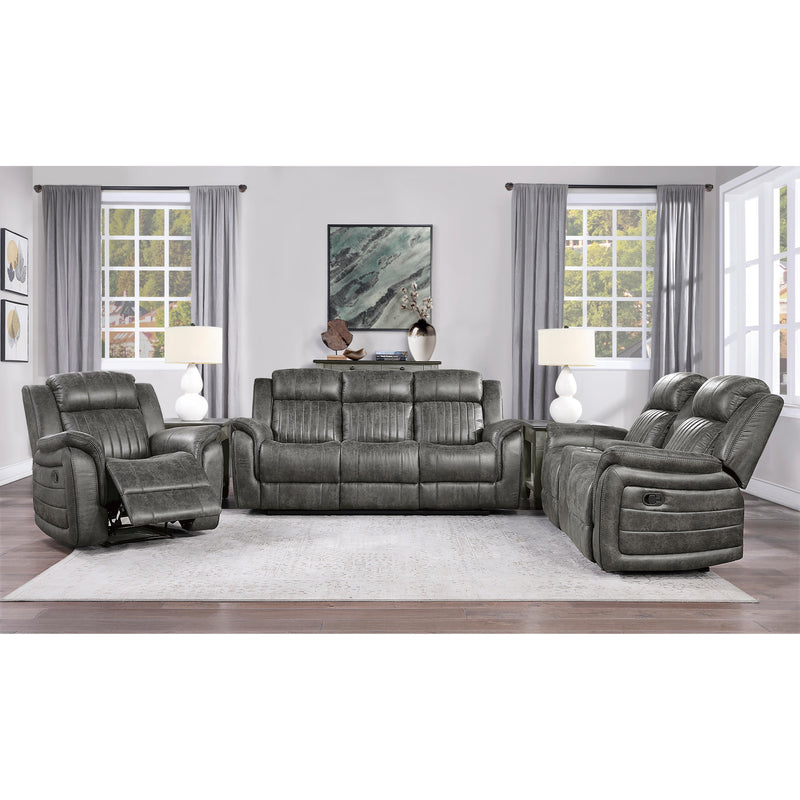 Homelegance Centeroak Reclining Fabric Sofa 9479BRG-3 IMAGE 5