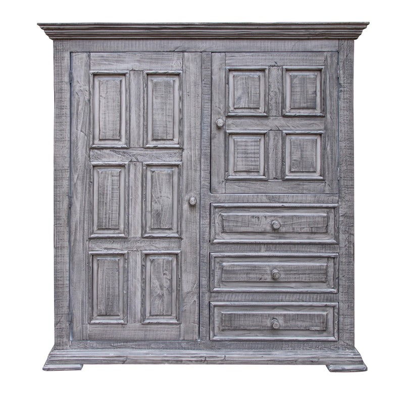 International Furniture Direct Terra Gray 3-Drawer Chest IFD1041GMC IMAGE 1