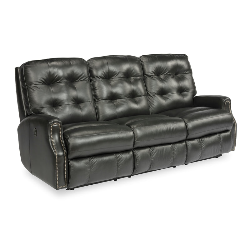 Flexsteel Devon Power Reclining Leather Sofa 3881-62M-824-00 IMAGE 2