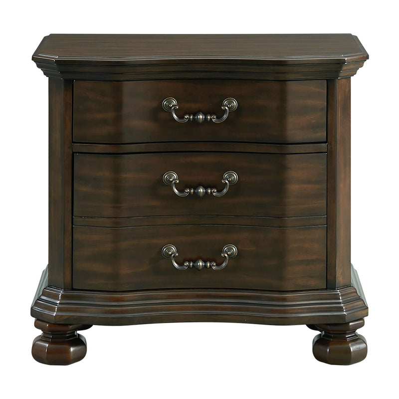 Elements International Avery 3-Drawer Nightstand AV650NS IMAGE 2