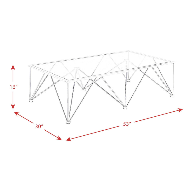 Elements International Anne Coffee Table CAN100CTE IMAGE 9