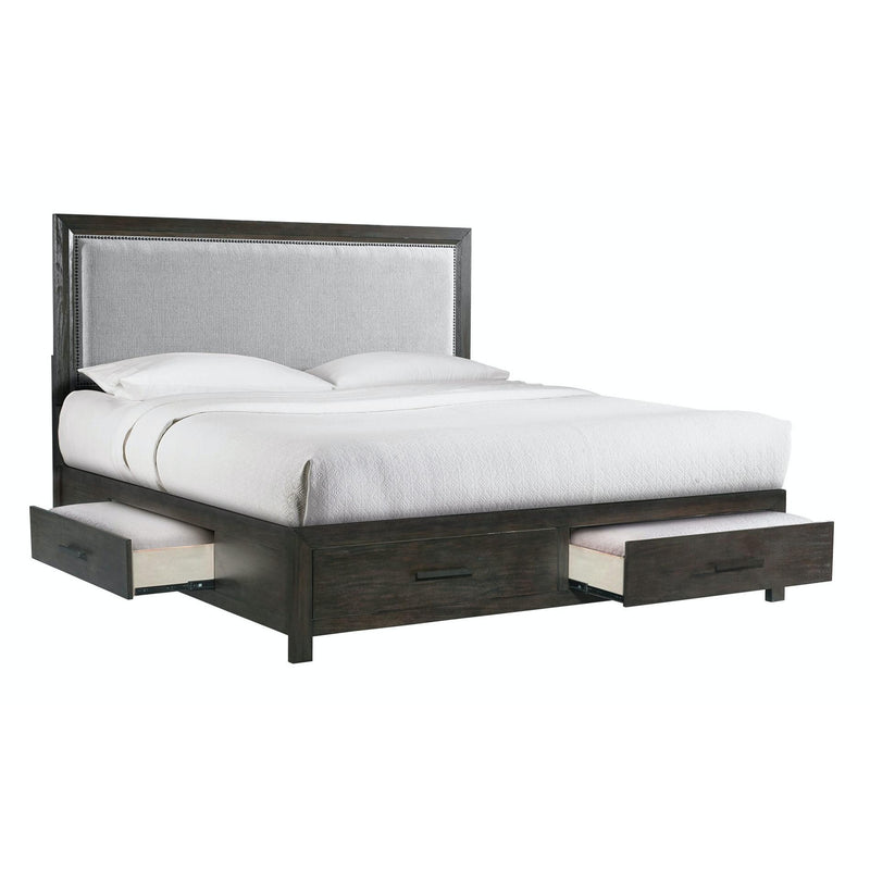 Elements International Shelby Queen Platform Bed with Storage SY600QB IMAGE 2