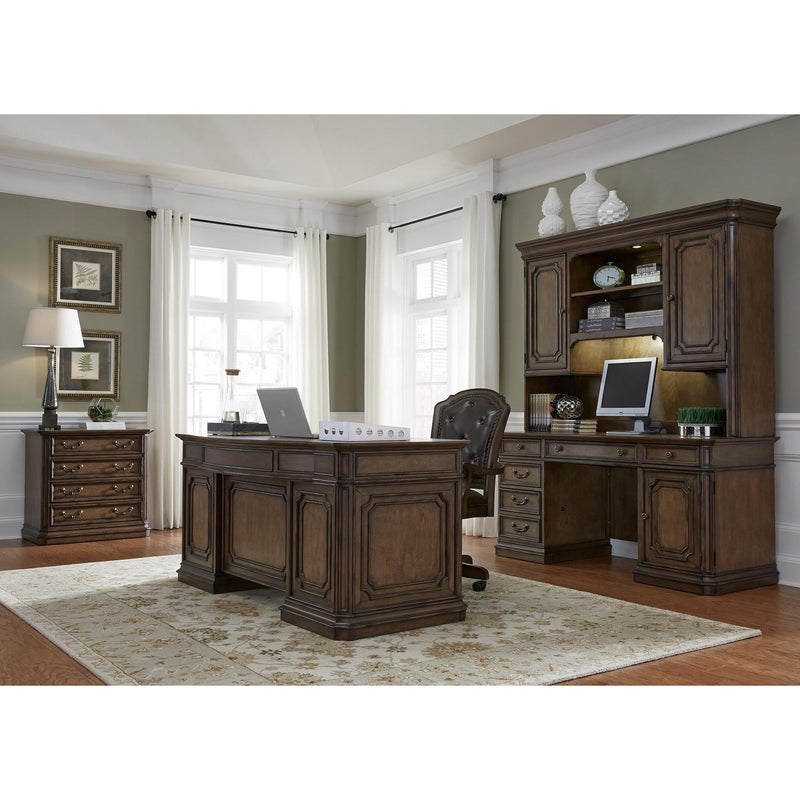 Liberty Furniture Industries Inc. Amelia Jr Executive 487-HOJ-JEC Credenza and Hutch IMAGE 7