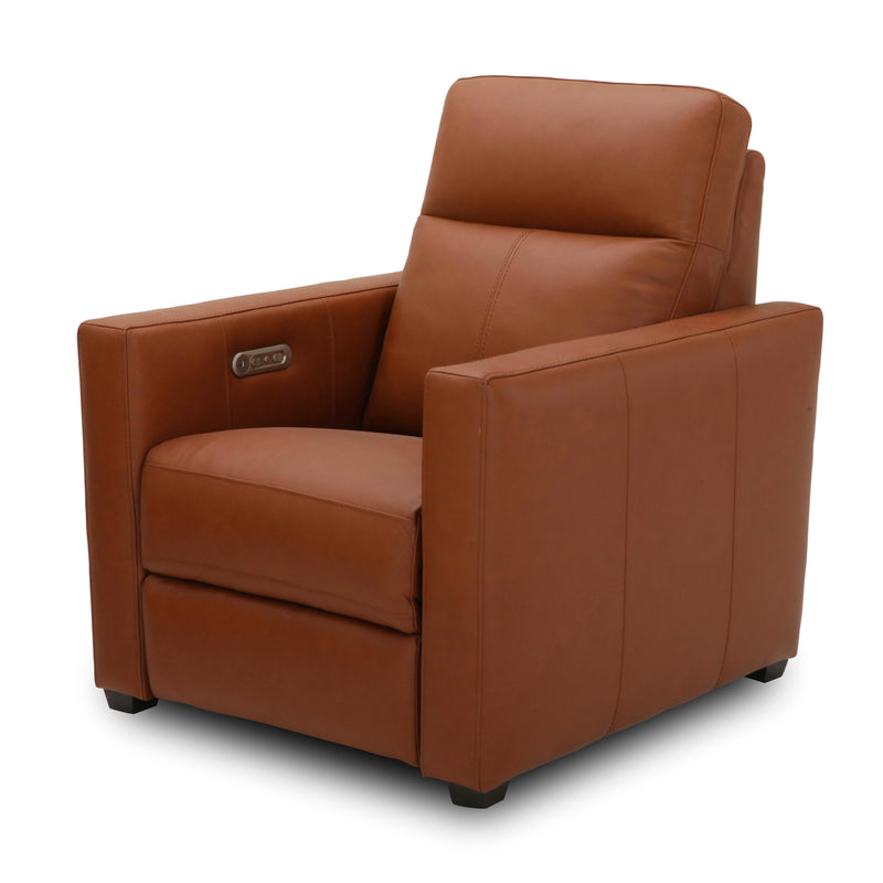 Flexsteel Broadway Power Leather Match Recliner 1032-50PH 943-71 IMAGE 2