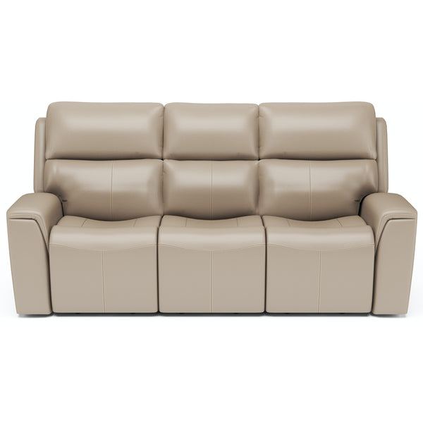 Flexsteel Jarvis Power Reclining Leather Match Sofa 1828-62PH 009-12 IMAGE 1