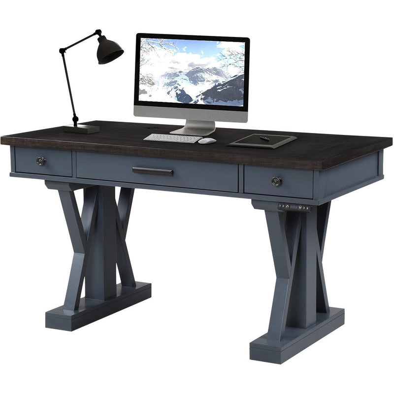 Parker House Furniture Americana Modern AME#256-2-DEN Power Lift Desk - Denim