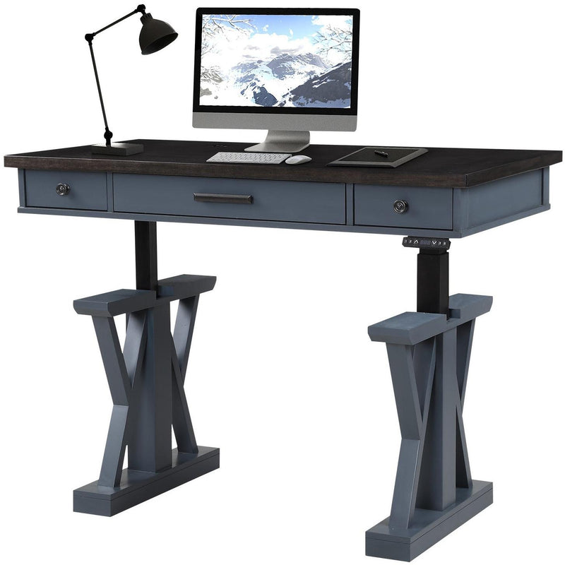 Parker House Furniture Americana Modern AME#256-2-DEN Power Lift Desk - Denim