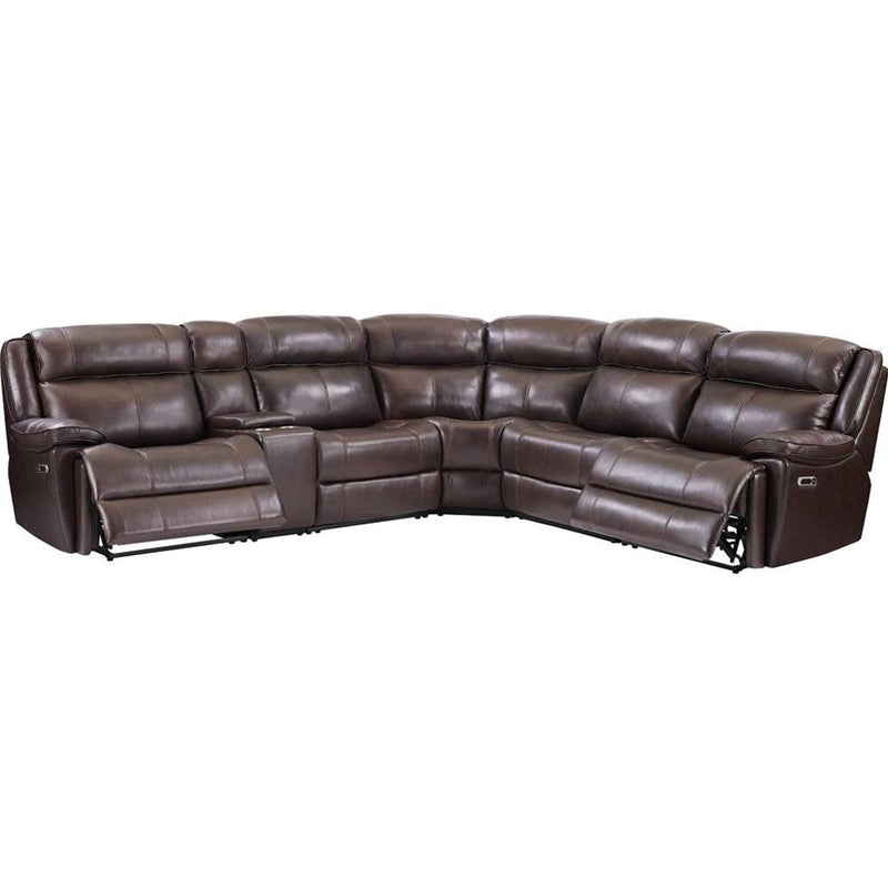 Parker Living Eclipse Power Reclining Leather Match 6 pc Sectional MECL#810P-FBR/MECL#811LPH-FBR/MECL#811RPH-FBR/MECL#840-FBR/MECL#850-FBR/MECL#860-FBR