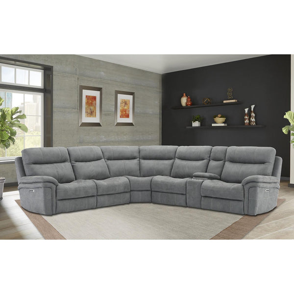 Parker Living Mason Power Reclining Fabric 6 pc Sectional MMA#810-CRB/MMA#811LPH-CRB/MMA#811RPH-CRB/MMA#840-CRB/MMA#850-CRB/MMA#860-CRB IMAGE 1