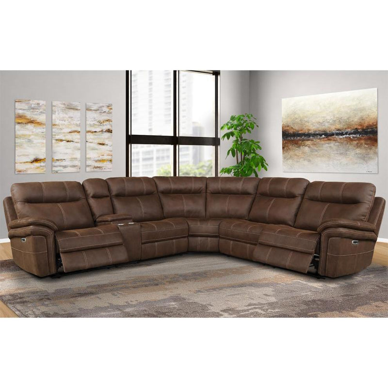 Parker Living Mason Power Reclining Fabric 6 pc Sectional MMA#810-DK/MMA#811LPH-DK/MMA#811RPH-DK/MMA#840-DK/MMA#850-DK/MMA#860-DK