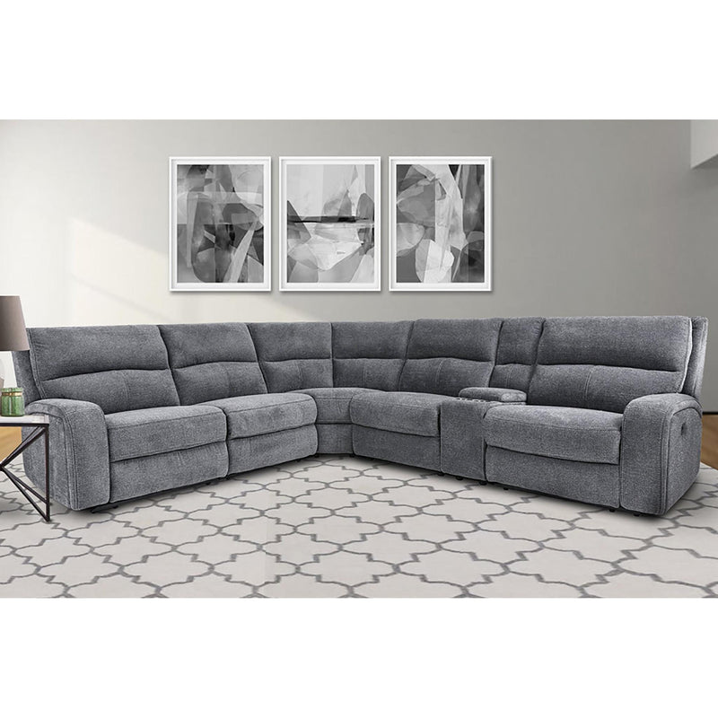 Parker Living Polaris Power Reclining Fabric 6 pc Sectional MPOL#810-BIG/MPOL#811LPH-BIG/MPOL#811RPH-BIG/MPOL#840-BIG/MPOL#850-BIG/MPOL#860-BIG