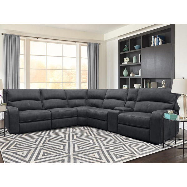 Parker Living Polaris Power Reclining Fabric 6 pc Sectional MPOL#810-SLA/MPOL#811LPH-SLA/MPOL#811RPH-SLA/MPOL#840-SLA/MPOL#850-SLA/MPOL#860-SLA IMAGE 1