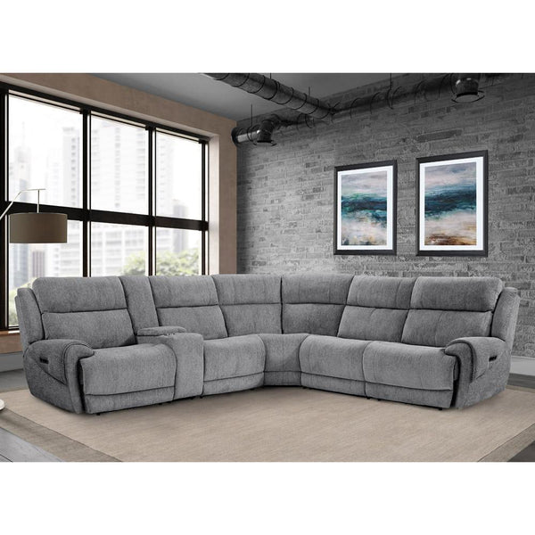 Parker Living Spencer Power Reclining Fabric 6 pc Sectional MSPE#810-TGR/MSPE#811LPH-TGR/MSPE#811RPH-TGR/MSPE#840-TGR/MSPE#850-TGR/MSPE#860-TGR IMAGE 1