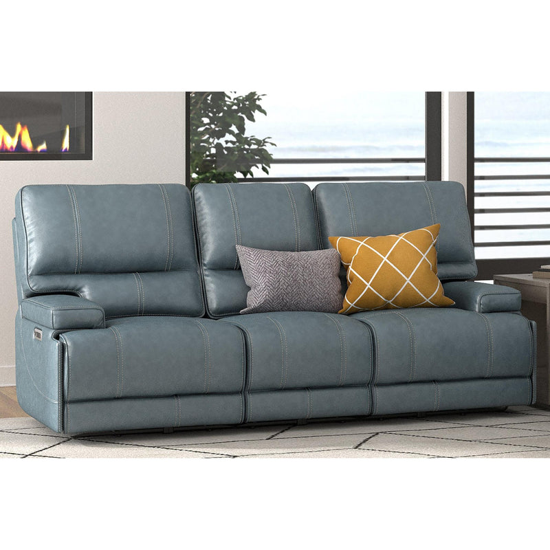 Parker Living Whitman Power Reclining Leather Match Sofa MWHI