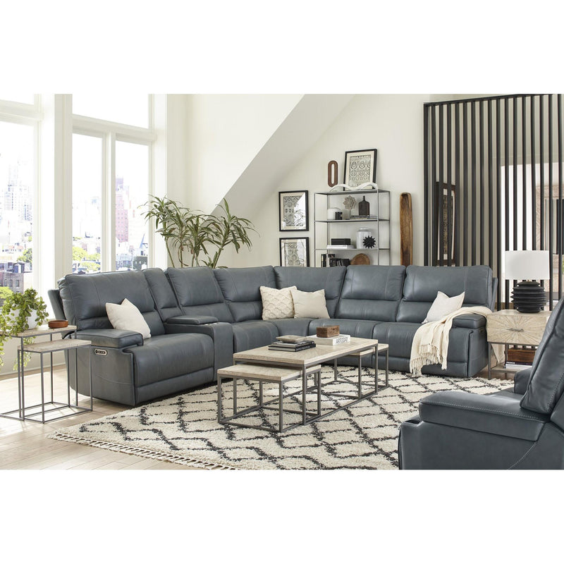 Parker Living Whitman Power Reclining Leather Match 6 pc Sectional MWHI#810P-P50-VAZ/MWHI#811LPH-P50-VAZ/MWHI#811RPH-P50-VAZ/MWHI#840-P50-VAZ/MWHI#850-P50-VAZ/MWHI#860-P50-VAZ