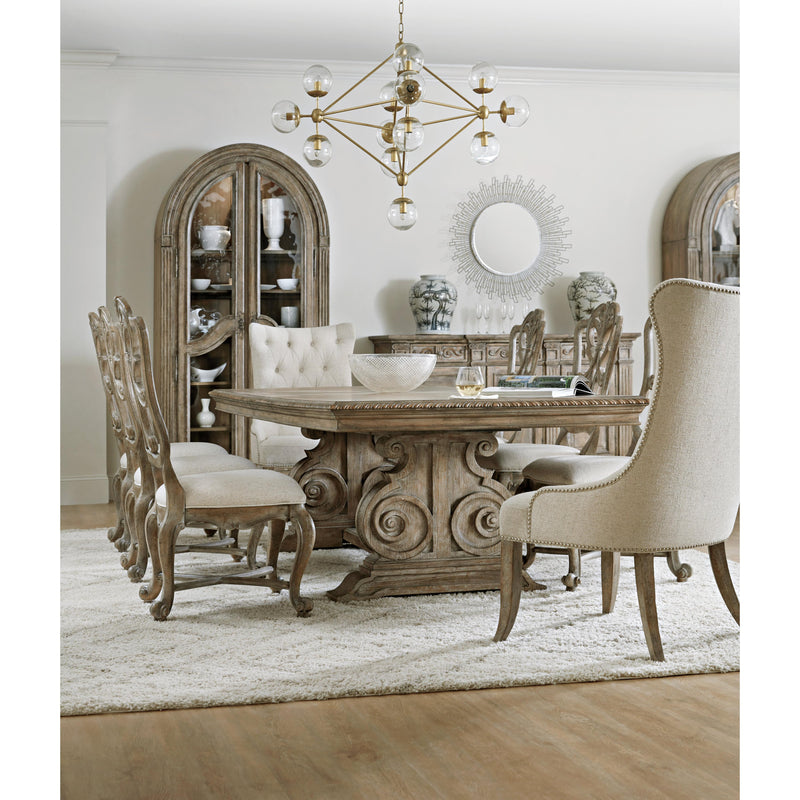 Hooker Furniture 5878-75207-80 Castella Rectangle Dining Table with 2-20in Leaves IMAGE 5