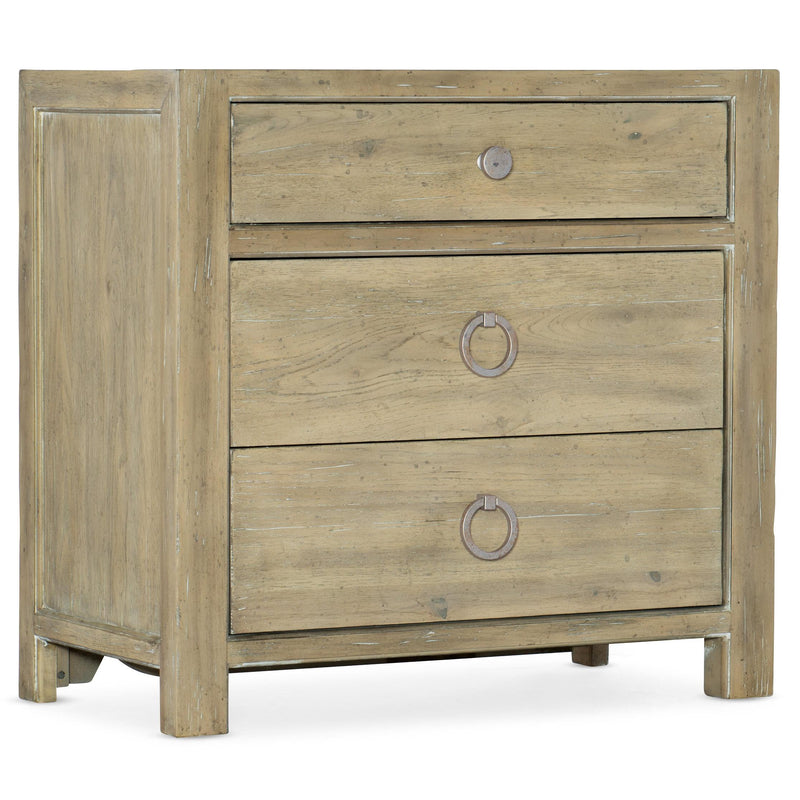 Hooker Furniture 6015-90016-80 Surfrider Three-Drawer Nightstand IMAGE 1