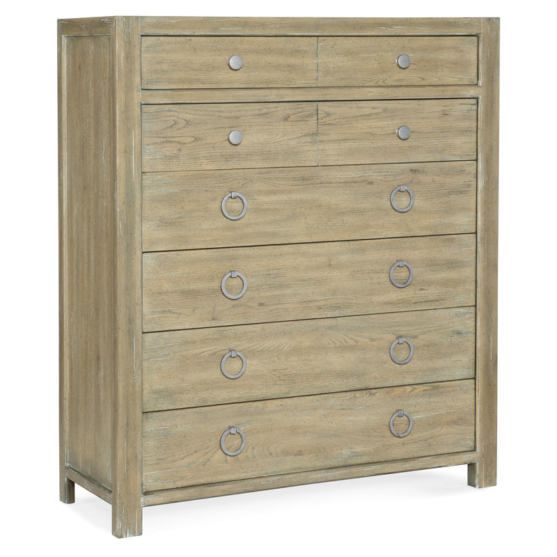 Hooker Furniture 6015-90010-80 Surfrider Six-Drawer Chest IMAGE 1