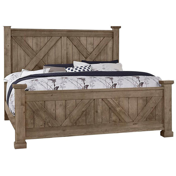 Vaughan-Bassett Cool Rustic King Panel Bed 172-667/172-766/172-933-MS-MS2 IMAGE 1