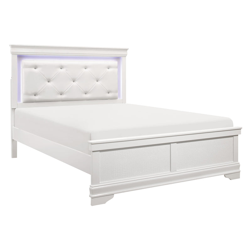 Homelegance Lana Queen Upholstered Platform Bed 1556W-1* IMAGE 2