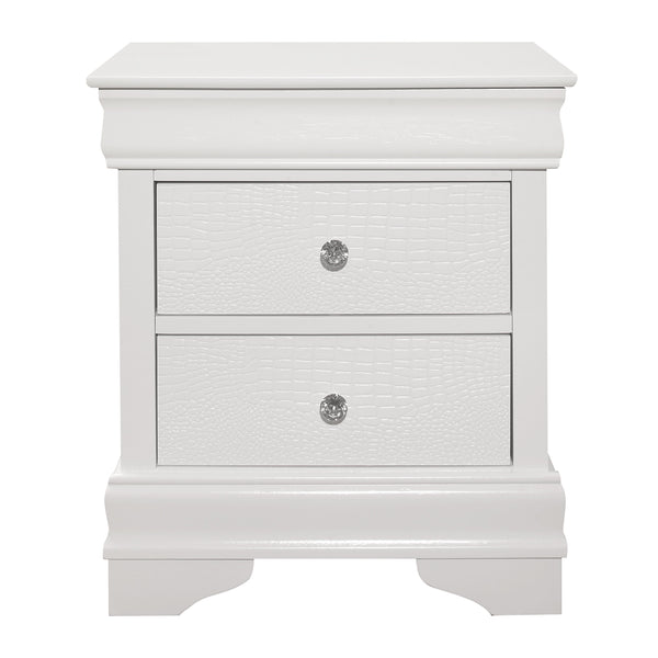 Homelegance Lana 2-Drawer Nightstand 1556W-4 IMAGE 1