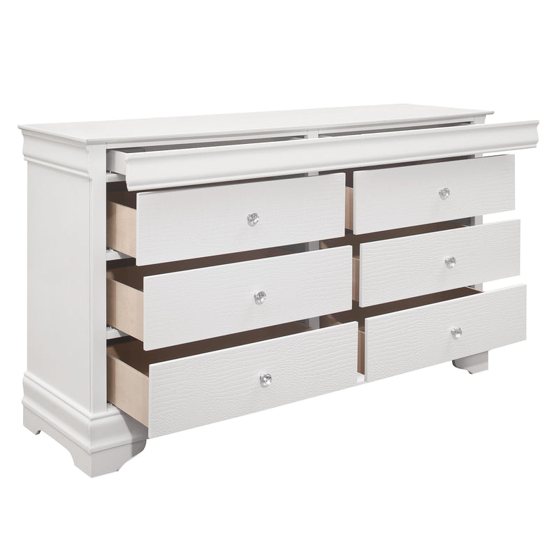 Homelegance Lana 6-Drawer Dresser 1556W-5 IMAGE 3