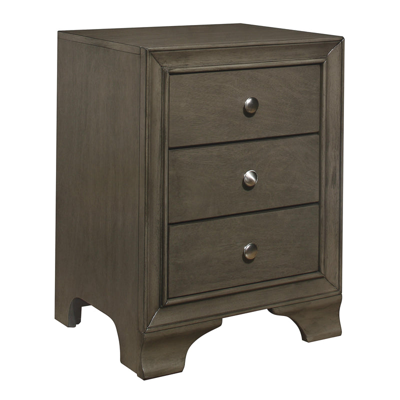 Homelegance Centralia 3-Drawer Nightstand 4598GYU IMAGE 2