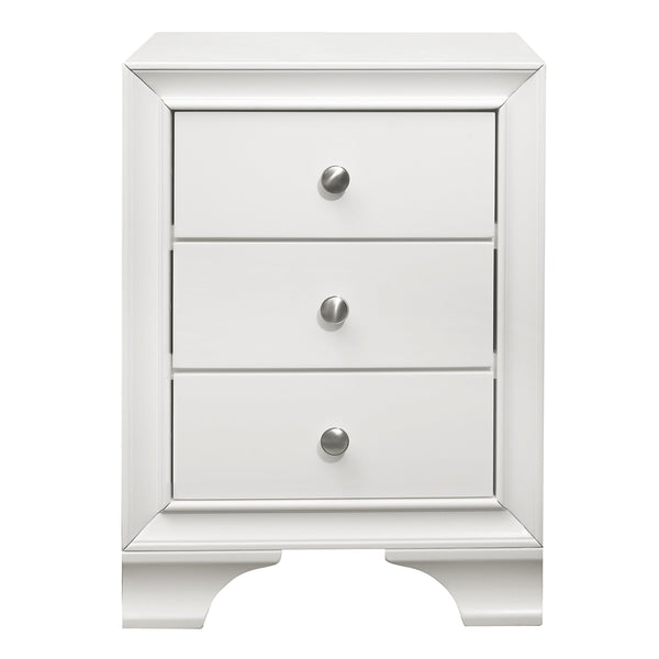 Homelegance Centralia 3-Drawer Nightstand 4598WTU IMAGE 1