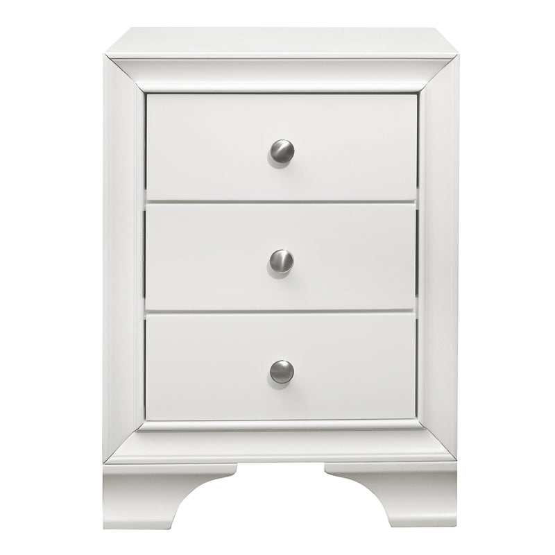 Homelegance Centralia 3-Drawer Nightstand 4598WTU IMAGE 1