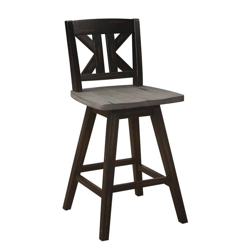 Homelegance Amsonia Counter Height Stool 5602-24BKS1 IMAGE 2