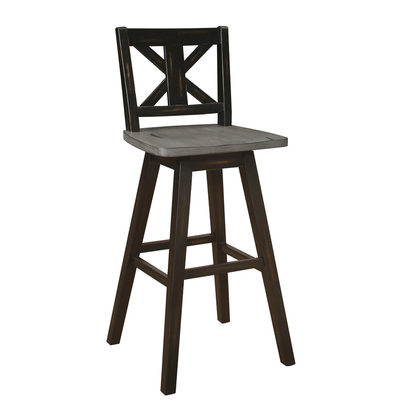 Homelegance Amsonia Pub Height Stool 5602-29BK IMAGE 2