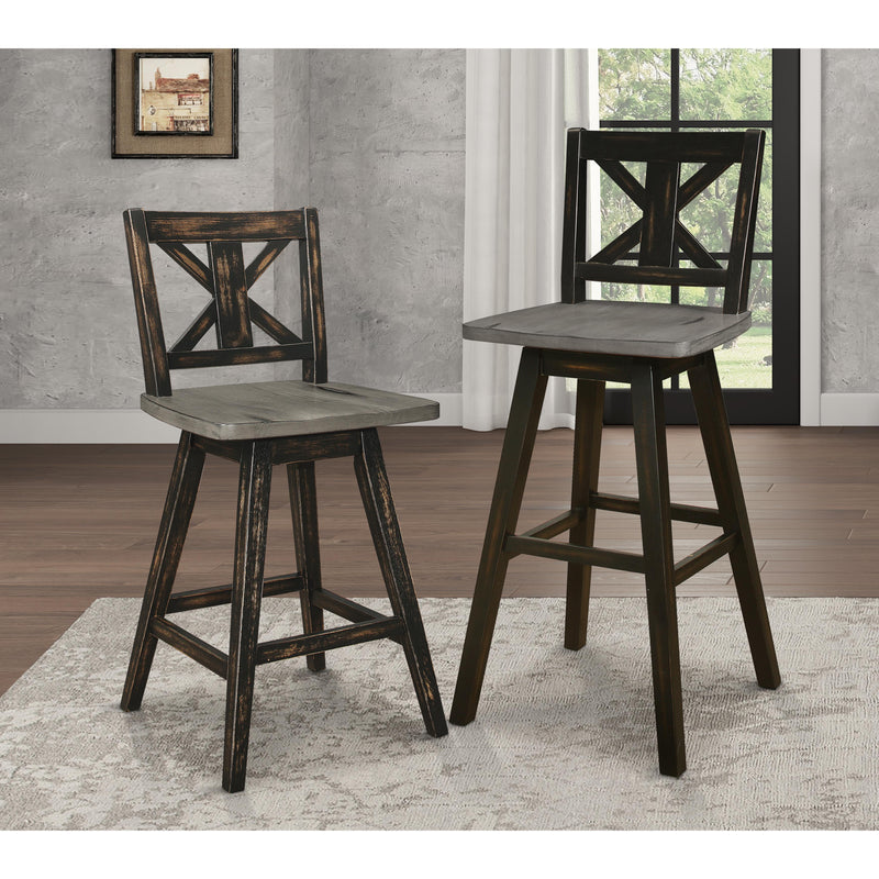 Homelegance Amsonia Pub Height Stool 5602-29BK IMAGE 5