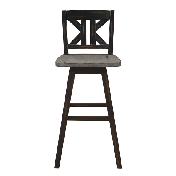 Homelegance Amsonia Pub Height Stool 5602-29BKS1 IMAGE 1