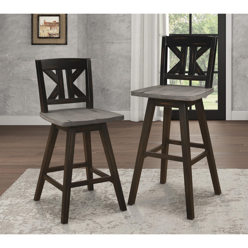 Homelegance Amsonia Pub Height Stool 5602-29BKS1 IMAGE 5