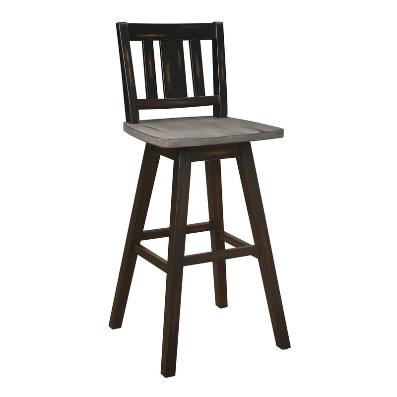 Homelegance Amsonia Pub Height Stool 5602-29BKS2 IMAGE 2