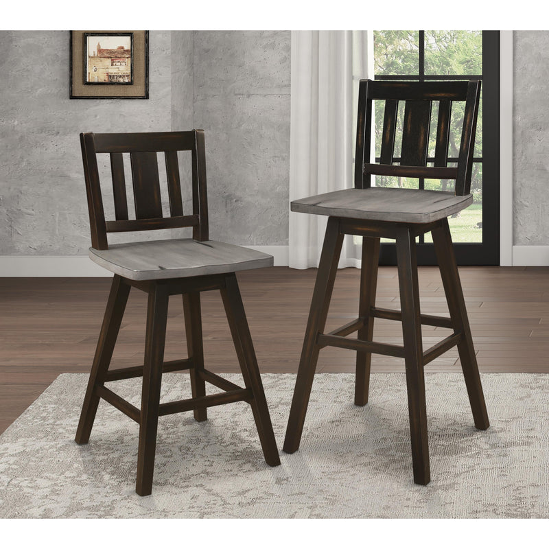 Homelegance Amsonia Pub Height Stool 5602-29BKS2 IMAGE 5