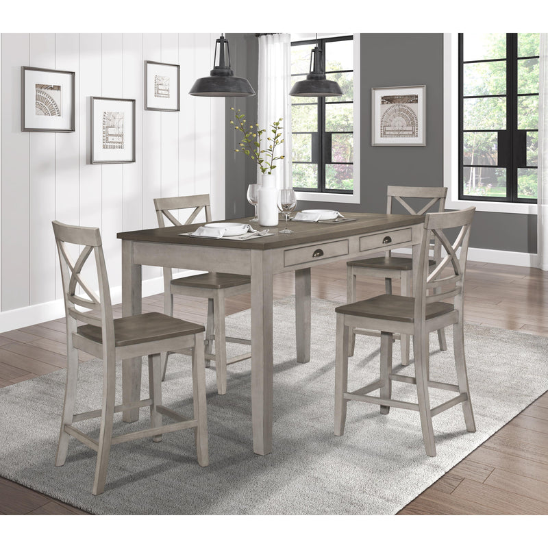 Homelegance Brightleaf Counter Height Dining Table 5803RF-36 IMAGE 5