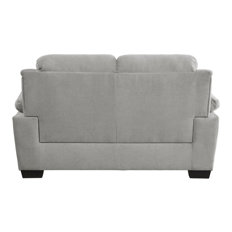 Homelegance Holleman Stationary Fabric Loveseat 9333GY-2 IMAGE 3