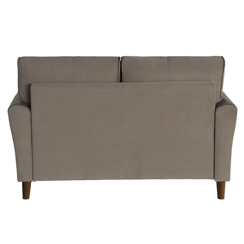 Homelegance Dunleith Stationary Fabric Loveseat 9348BRW-2 IMAGE 4