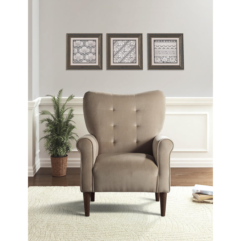 Homelegance Kyrie Stationary Fabric Accent Chair 1046BR-1 IMAGE 5