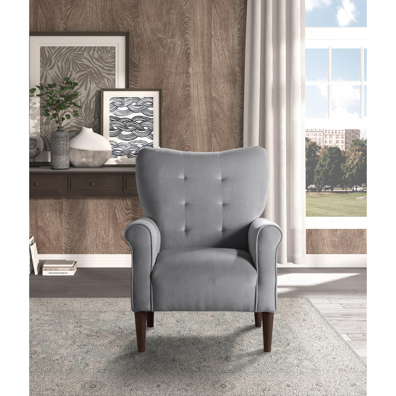 Homelegance Kyrie Stationary Fabric Accent Chair 1046DG-1 IMAGE 5