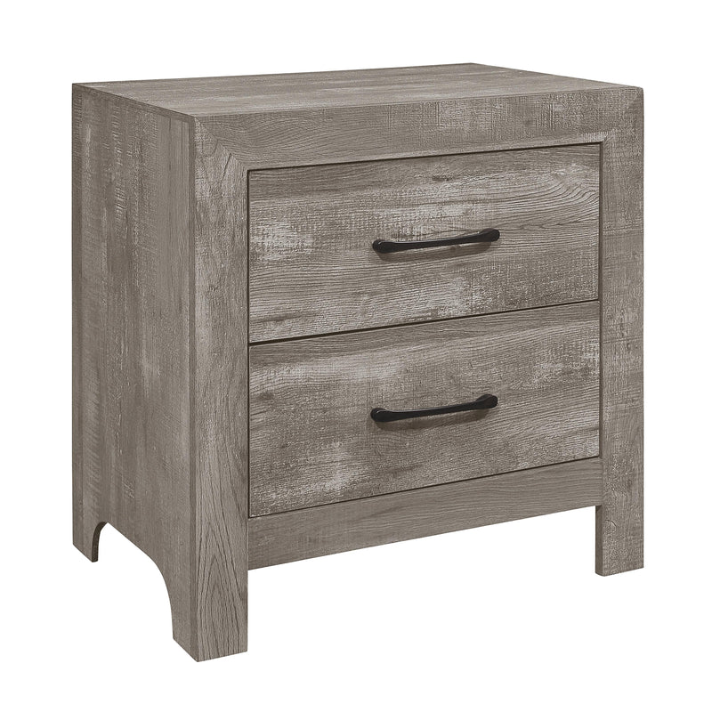 Homelegance Corbin 2-Drawer Nightstand 1534GY-4 IMAGE 2