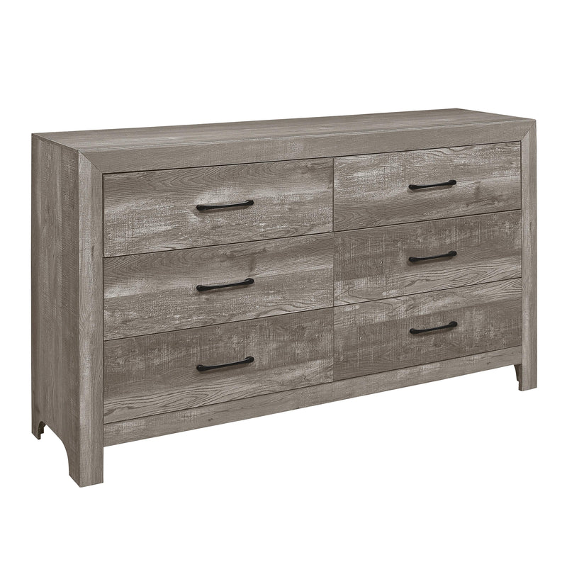 Homelegance Corbin 6-Drawer Dresser 1534GY-5 IMAGE 2